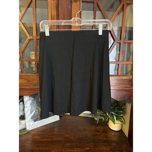 Wilfred Aritzia Black Mini Skirt Lenzing EcoVero Viscose Stretch Size M 97241